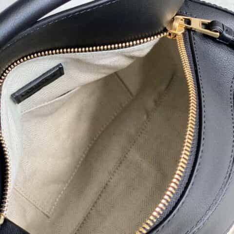 LOEWE罗意威 Puzzle bag 小号几何包 0189黑白蓝拼色24CM