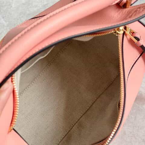LOEWE罗意威 Puzzle bag 小号几何包 0189虾粉色24CM