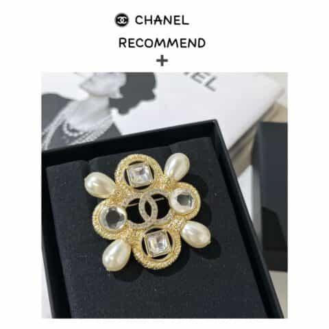 新款CHANEL香奈儿双c胸针