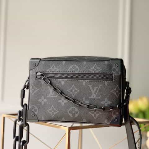 Louis Vuitton LV Mini SOFT TRUNK 软盒子链条包 M44735黑花