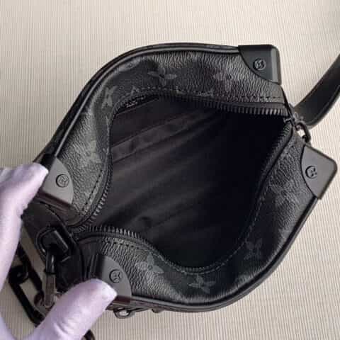 Louis Vuitton LV Mini SOFT TRUNK 软盒子链条包 M44735黑花