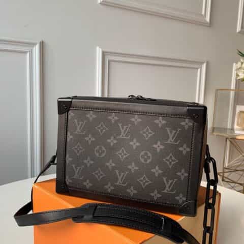 Louis Vuitton LV SOFT TRUNK 链条包 M44730黑花