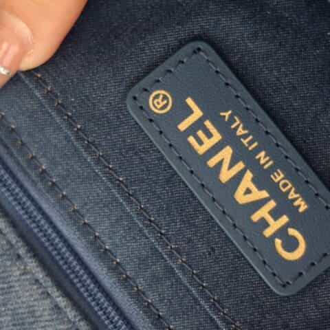 CHANEL Flap Bag CF金球牛仔布 AS1786