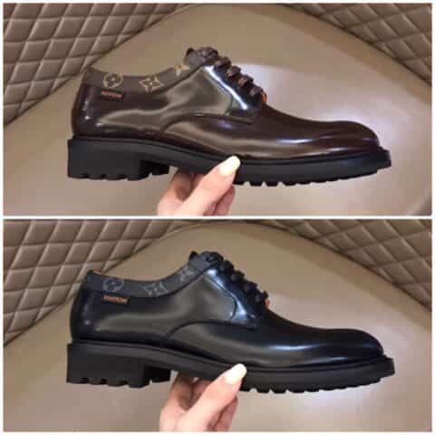 LV/路易威登   2021 秋冬新品系列，L. V VOLTAIRE 系带鞋
