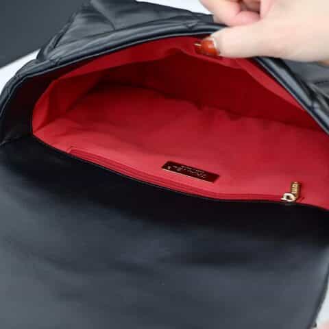 CHANEL Flap 19bag 30CM黑色银扣 AS1161
