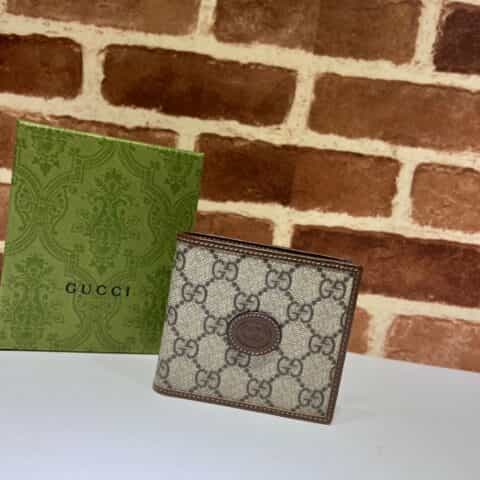 GUCCI古驰互扣式双G钱包671652