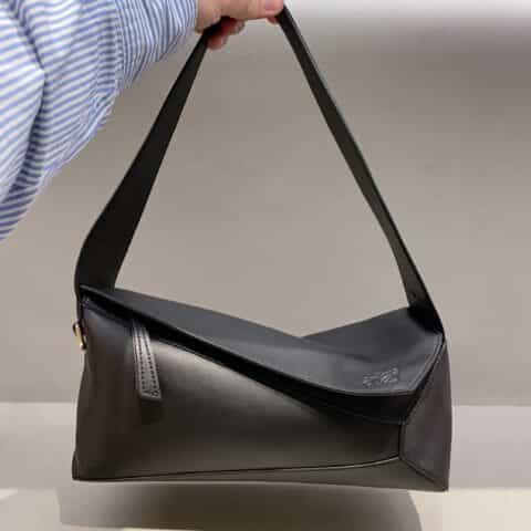 LOEWE罗意威Puzzle hobo腋下包 0673黑色