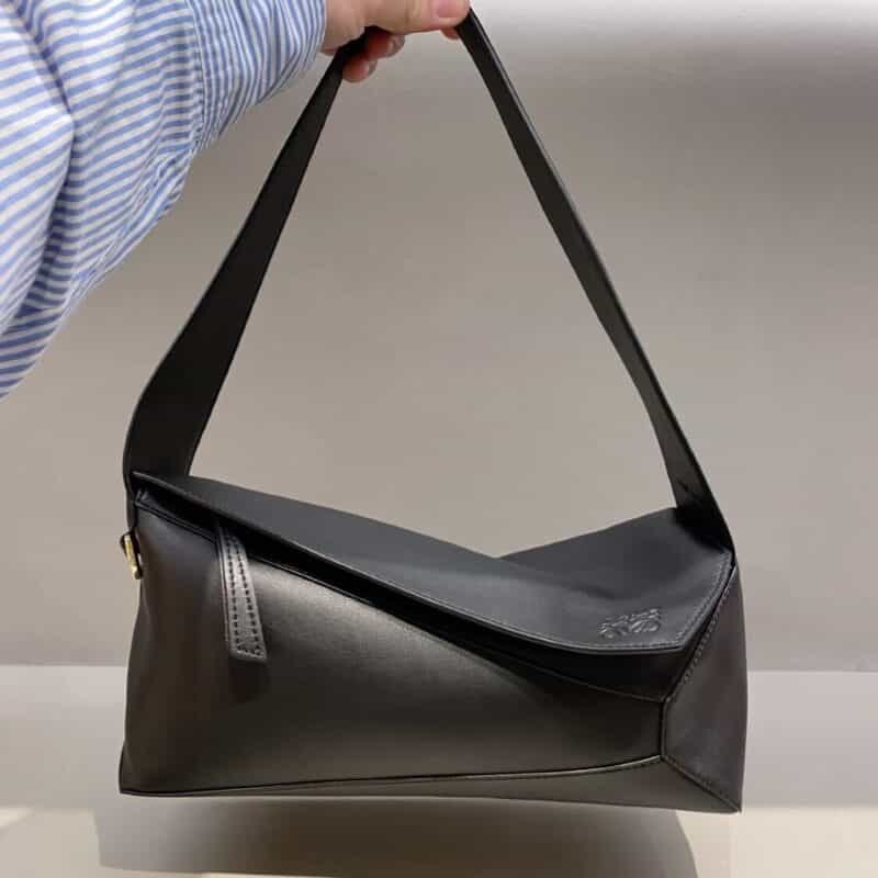 LOEWE罗意威Puzzle hobo腋下包 0673黑色