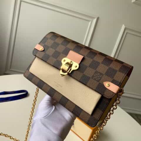 Louis Vuitton LV Vavin 链条包 N60237米色