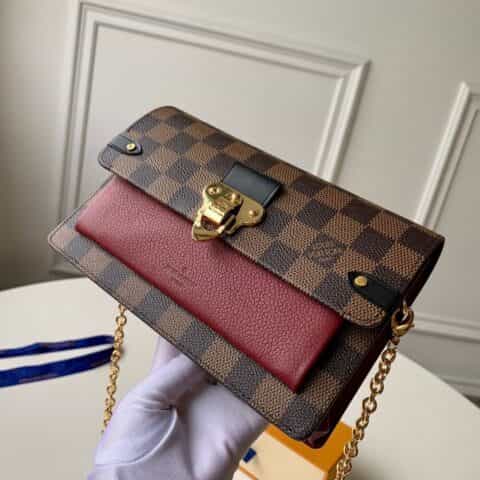 Louis Vuitton LV Vavin 链条包 N60222波尔多红