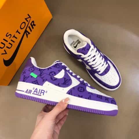LV/路易威登 OFF-WHITE x Nike 三方联名潮酷男士休闲运动鞋