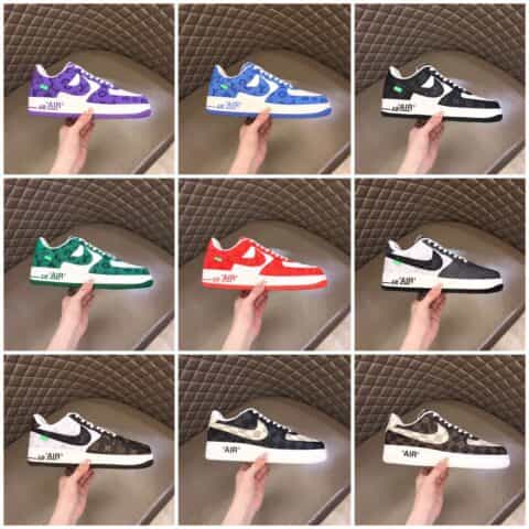 LV/路易威登 OFF-WHITE x Nike 三方联名潮酷男士休闲运动鞋
