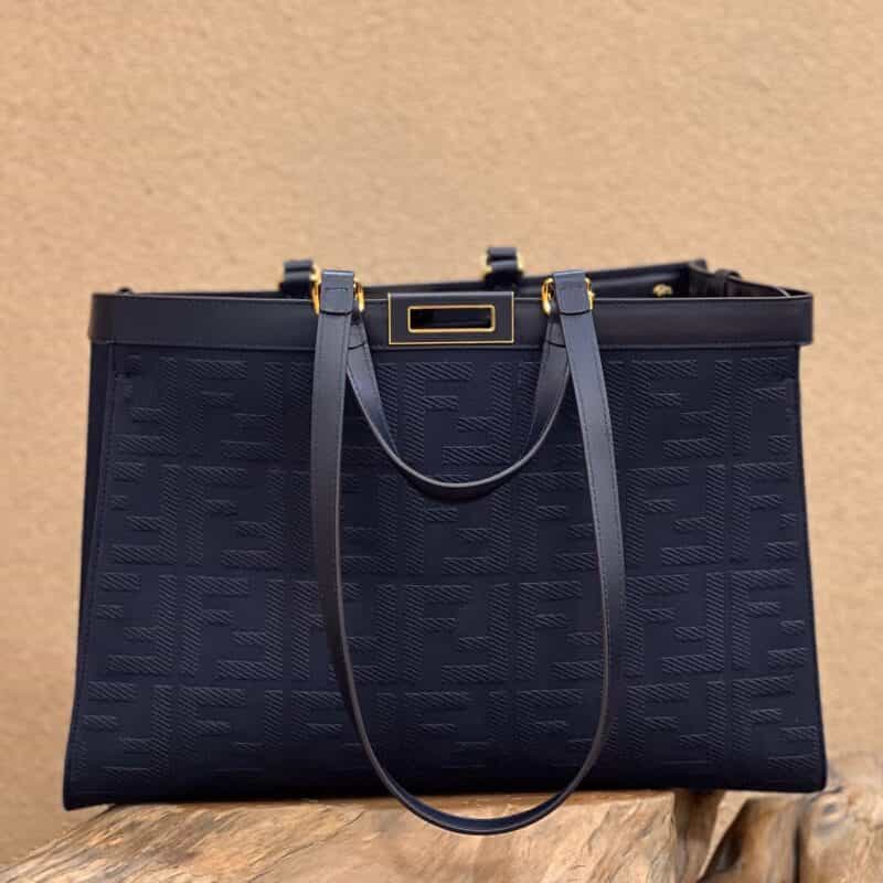 FENDI芬迪进口头层小牛皮手提包8265A