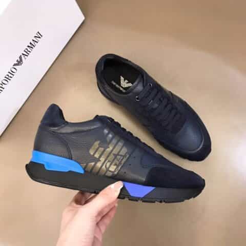 Armani 阿玛尼   头层小牛皮新品奢潮运动鞋