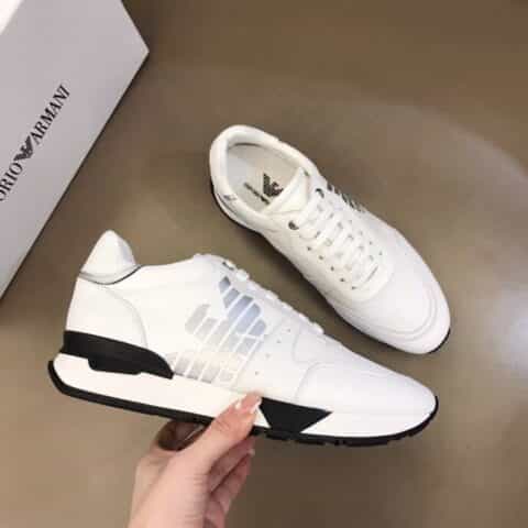 Armani 阿玛尼   头层小牛皮新品奢潮运动鞋