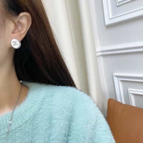 CHANEL香奈儿双C圆形耳钉 手链 项链
