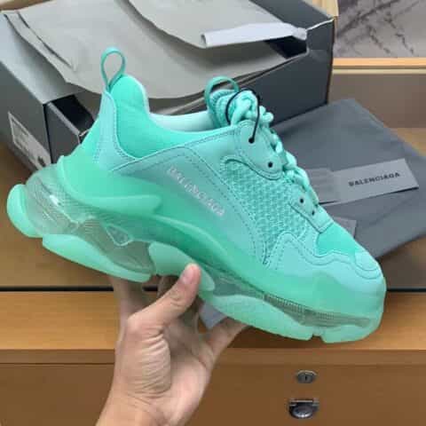 Balenciaga巴黎世家  三层复合鞋底刺绣标识男女款巴黎老爹鞋