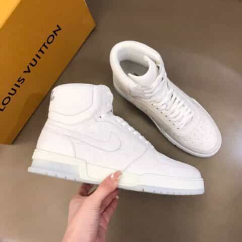 L.v& Nike 联名系带高帮运动鞋球鞋