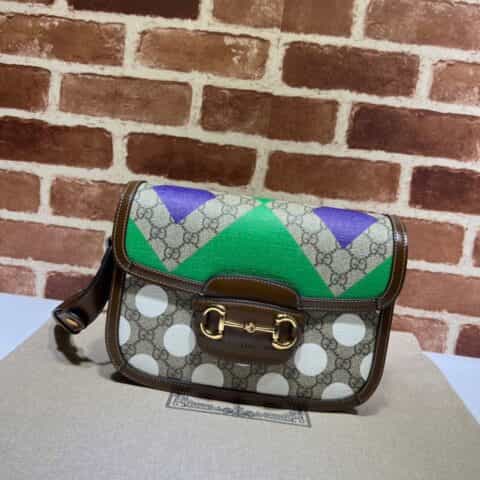 GUCCI古驰马衔扣1955系列小号肩背包602204