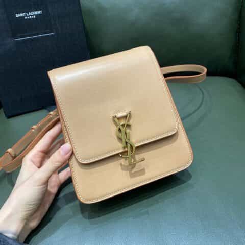 Saint laurent Ysl 𝑲𝒂𝒊𝒂系列竖款肩背包 668809杏色