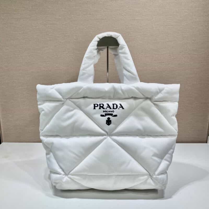 PRADA托特包 1BG411白色