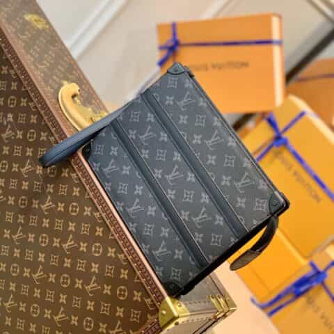 Louis Vuitton LV Trunk Pouch 手拿包 M45937黑花