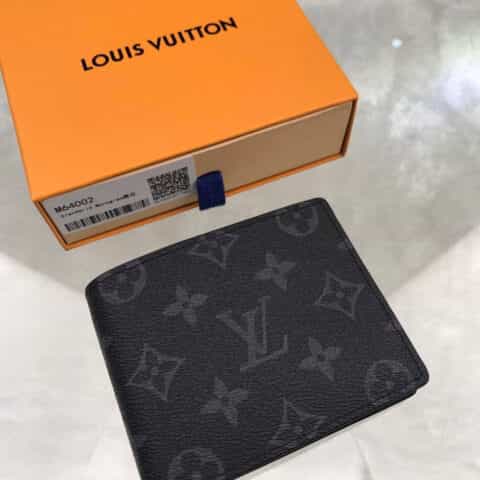 Louis Vuitton LV SLENDER ID 钱夹 M64002黑花