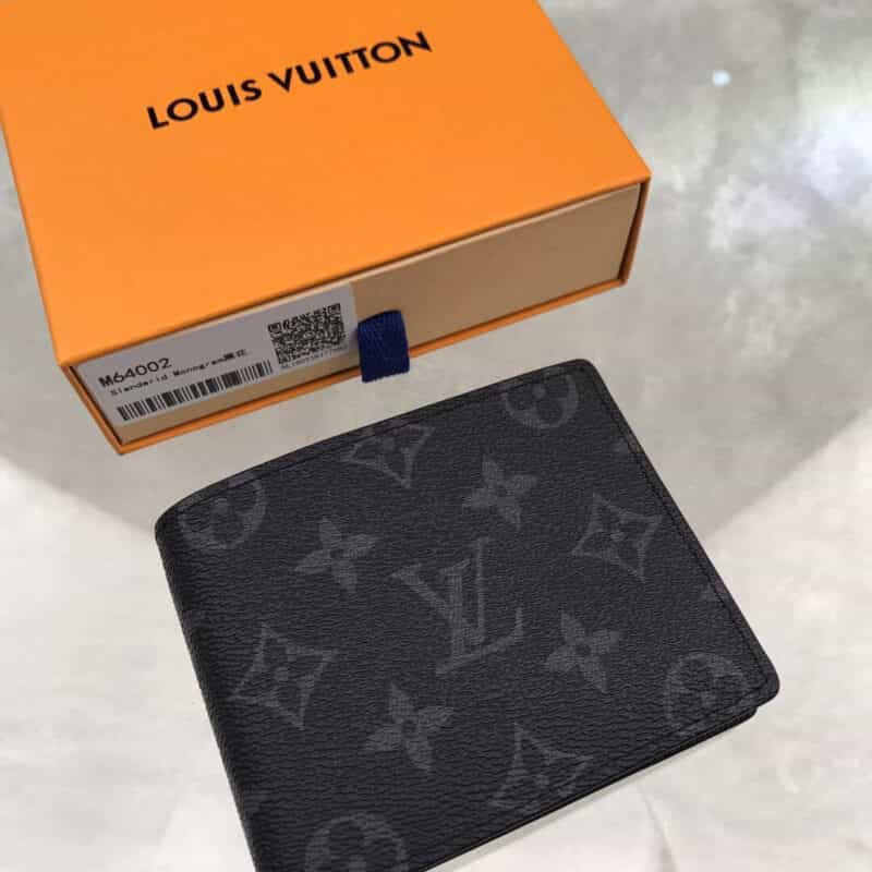 Louis Vuitton LV SLENDER ID 钱夹 M64002黑花