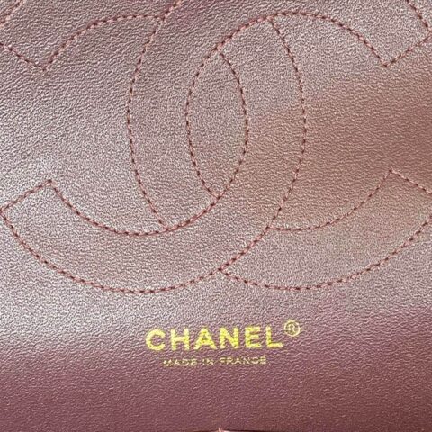 CHANEL 原厂bodin joyeux羔羊皮Classic flap bag CF30 A58600黑色金扣