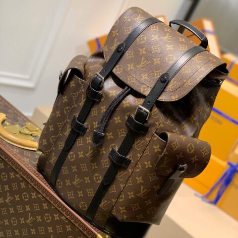 Louis Vuitton LV Christopher 老花小号双肩包 M43735