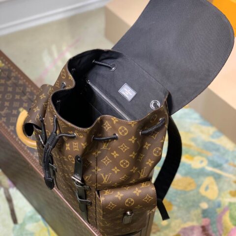 Louis Vuitton LV Christopher 老花小号双肩包 M43735