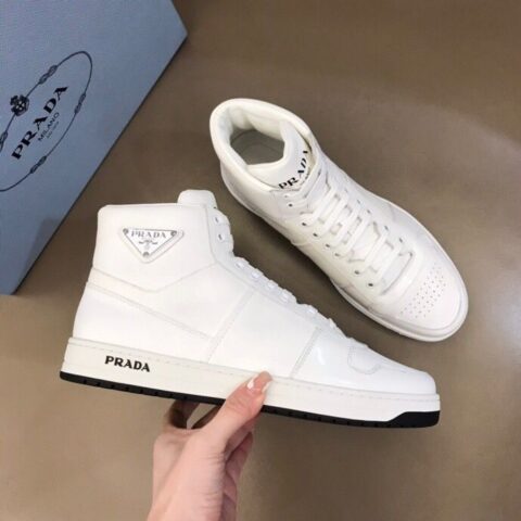 PRADA/普拉达    P 家奢品、男士秋冬高帮时尚运动鞋
