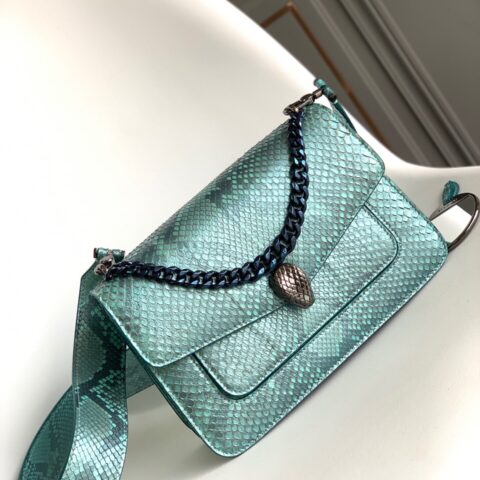 BVLGARI宝格丽SERPENTI FOREVER蟒蛇皮肩背包291076