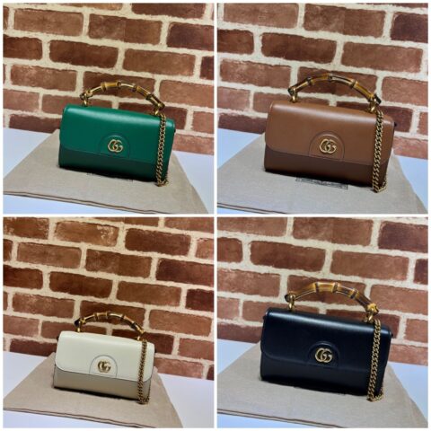 GUCCI古驰竹节手提链条包675795