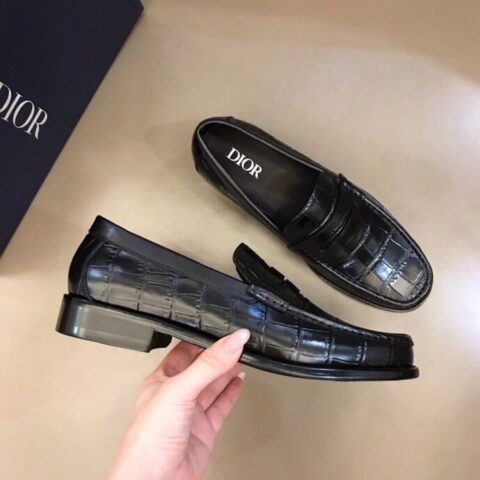 DIOR迪奥   鞋面进口牛皮男士商务休闲皮鞋
