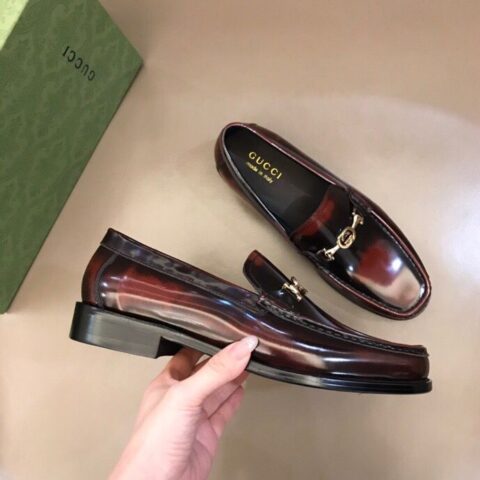 GUCCI古驰   鞋面进口牛皮2022新款男士商务休闲皮鞋