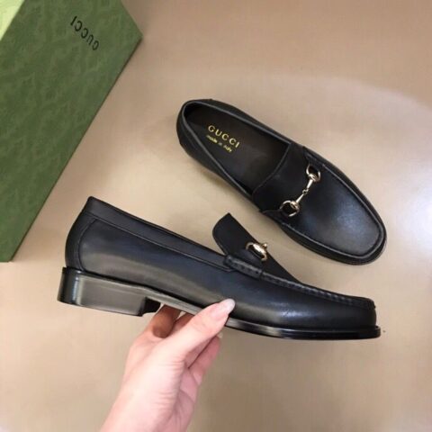 GUCCI古驰   鞋面进口牛皮2022新款男士商务休闲皮鞋