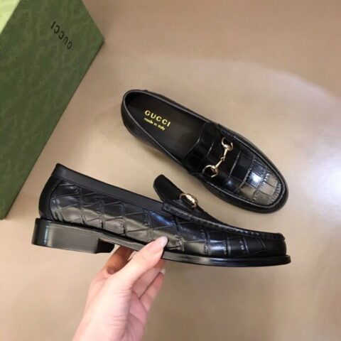 GUCCI古驰   鞋面进口牛皮2022新款男士商务休闲皮鞋