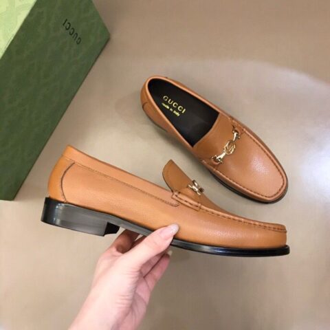 GUCCI古驰   鞋面进口牛皮2022新款男士商务休闲皮鞋