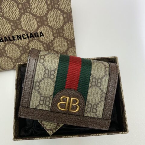 GUCCI古驰联名款双B女士短夹680385