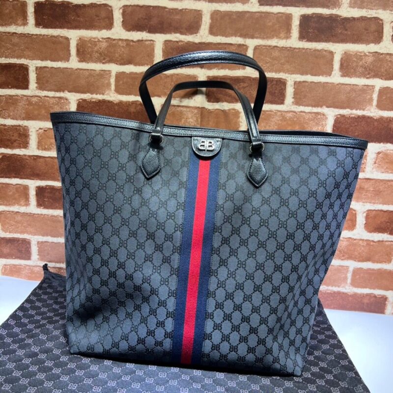 GUCCI古驰联名款双B帆布托特包680127