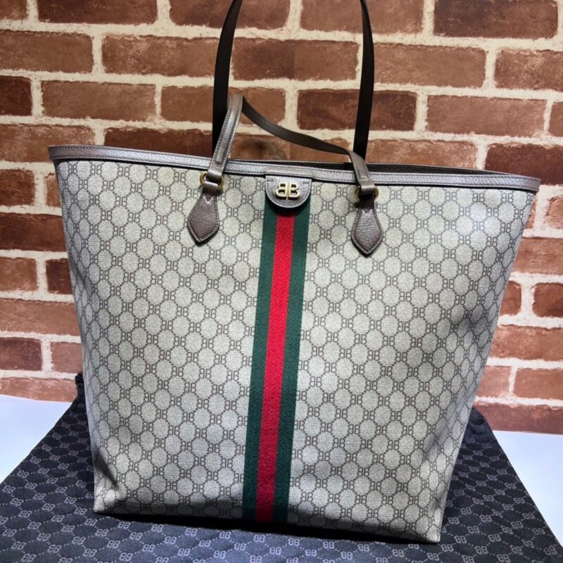 GUCCI古驰联名款双B帆布托特包680127