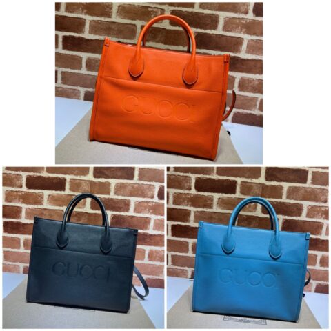 GUCCI古驰饰GUCCI标识小号托特包674822