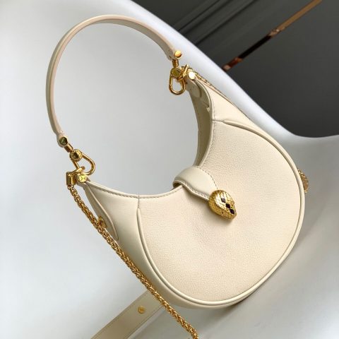 BVLGARI宝格丽小牛皮腋下包291634