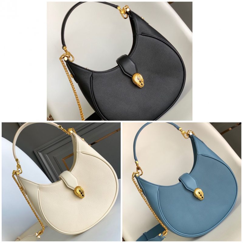 BVLGARI宝格丽小牛皮腋下包291640