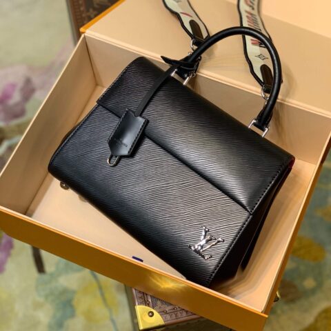 Louis Vuitton LV Cluny BB Epi 皮革手提包 M59134黑色