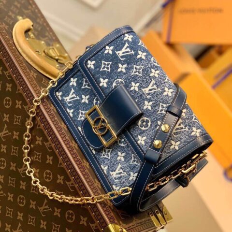 Louis Vuitton LV Dauphine 25 丹宁牛仔蓝达芙妮 M59631