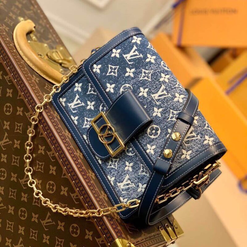 Louis Vuitton LV Dauphine 25 丹宁牛仔蓝达芙妮 M59631