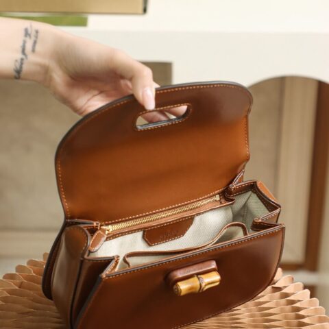 Gucci Bamboo 1947 small top handle bag ‎675797 10ODT 2579