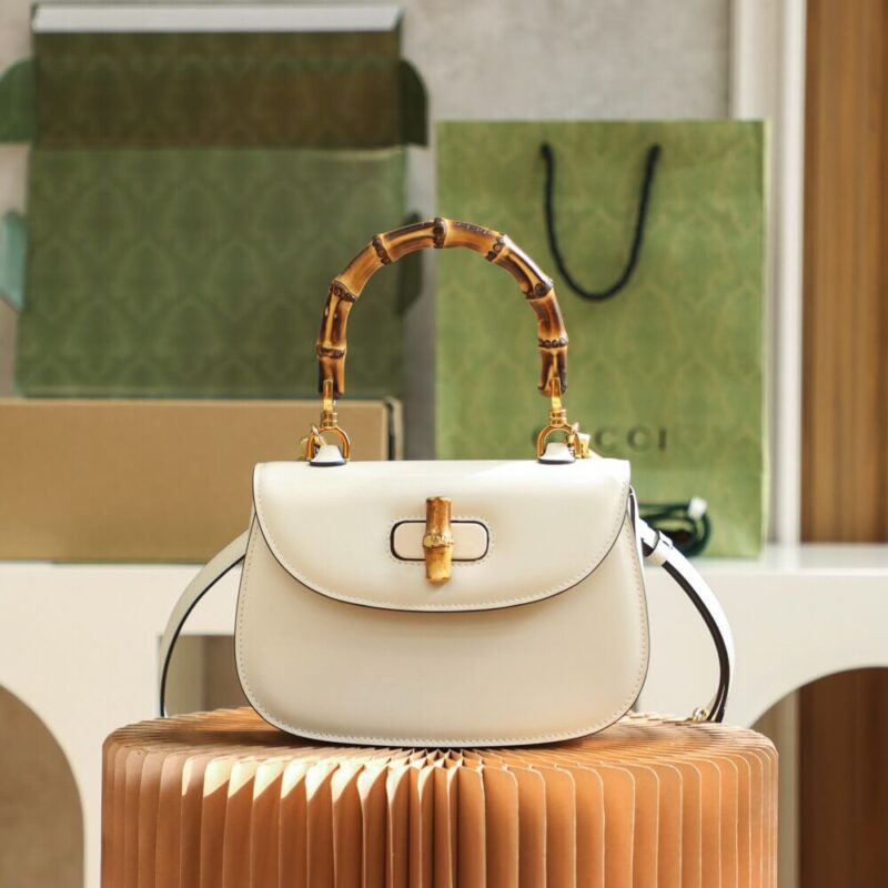 Gucci Bamboo 1947 small top handle bag ‎675797 10ODT 8454